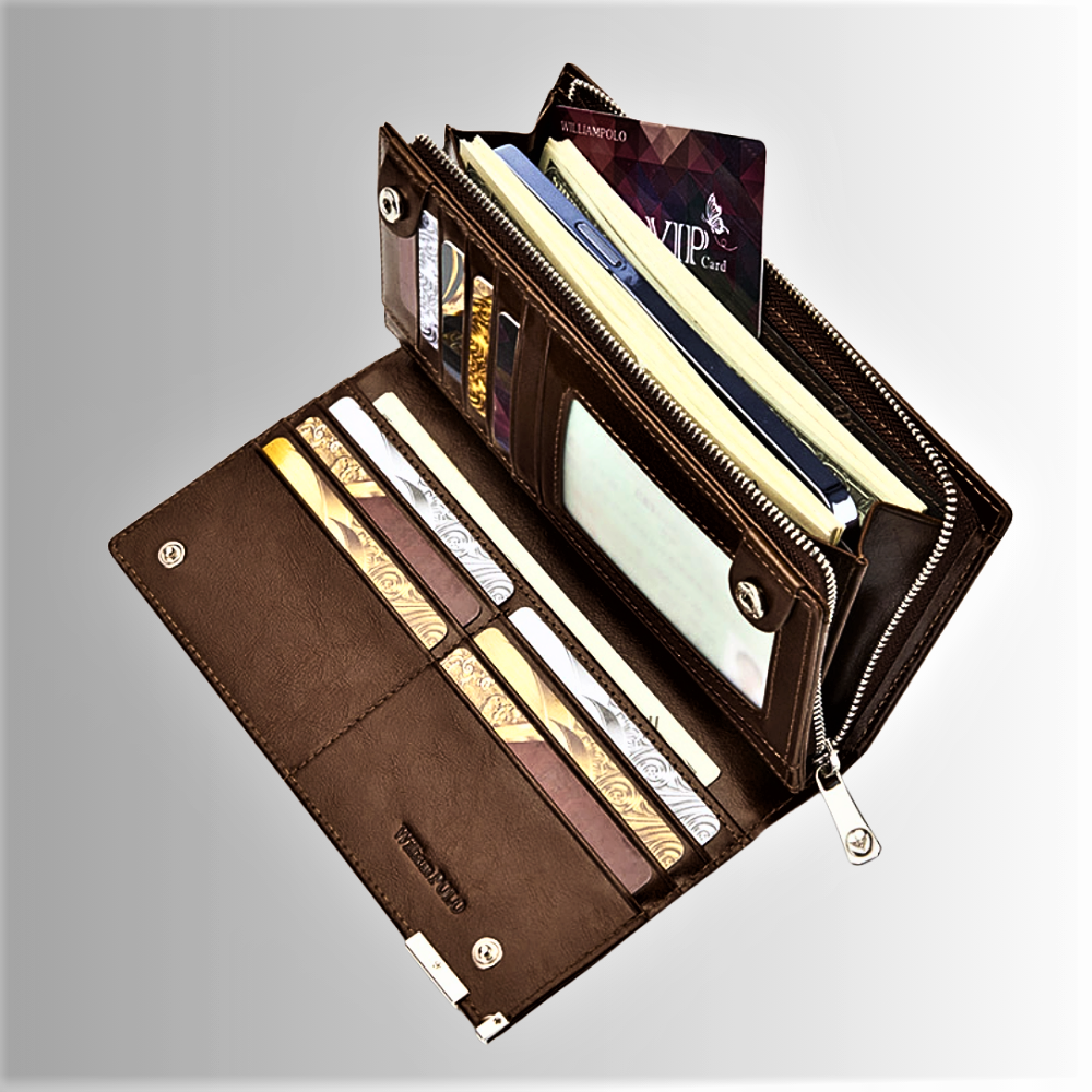 Cowhide Leather Wallet Elegance Meets Functionality