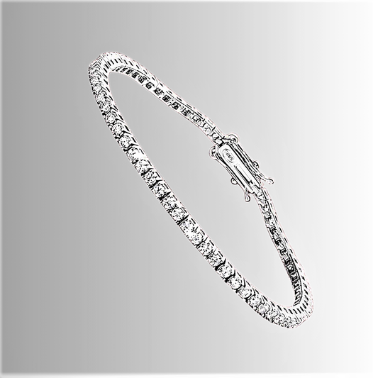 Bracciale Tennis con Moissaniti da mm 2.00