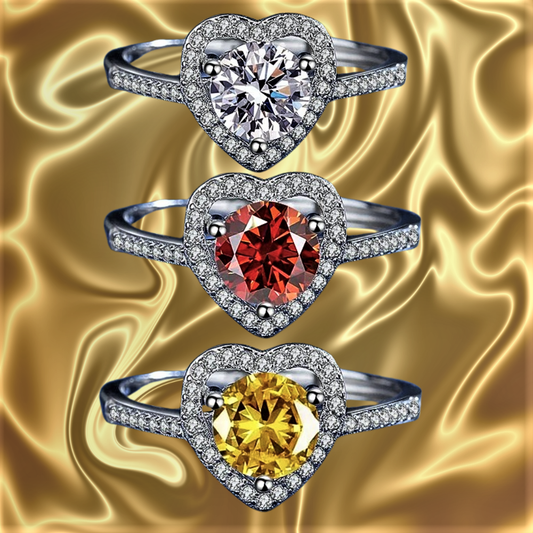 Solitario con Moissanite da 0.50 o 1 carato: 12 Combinazioni di Stile e Luce Infinita