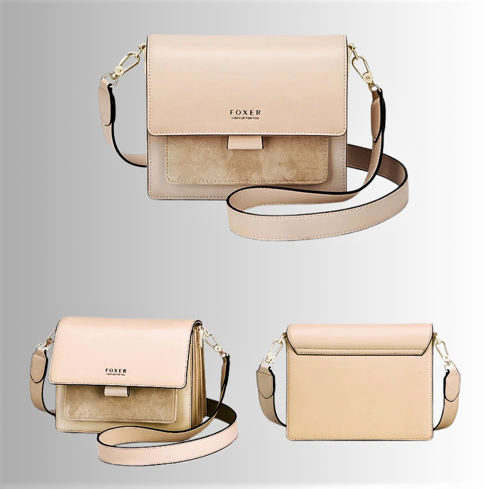 Mini Bag a Soffietto in Pelle di Vitellino