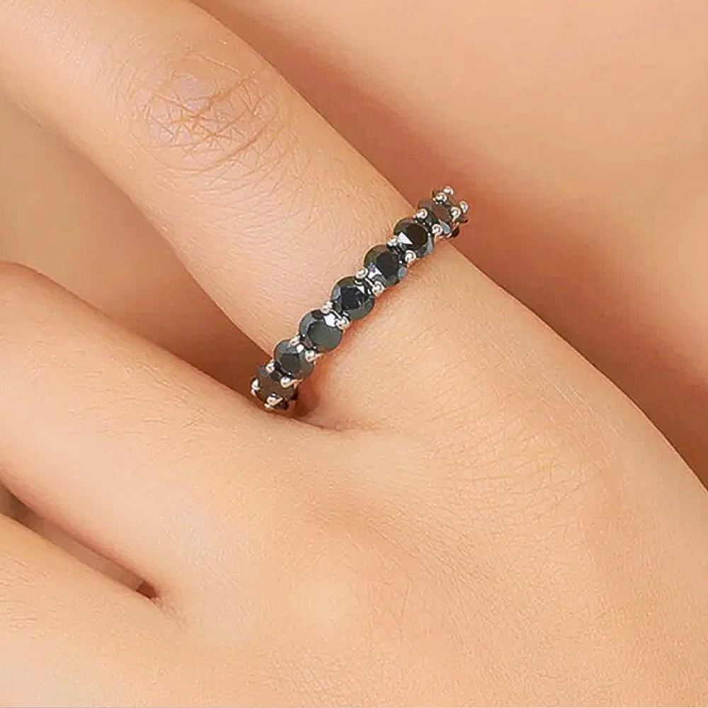 Mini Collezione di Eternity con Moissaniti Colorate