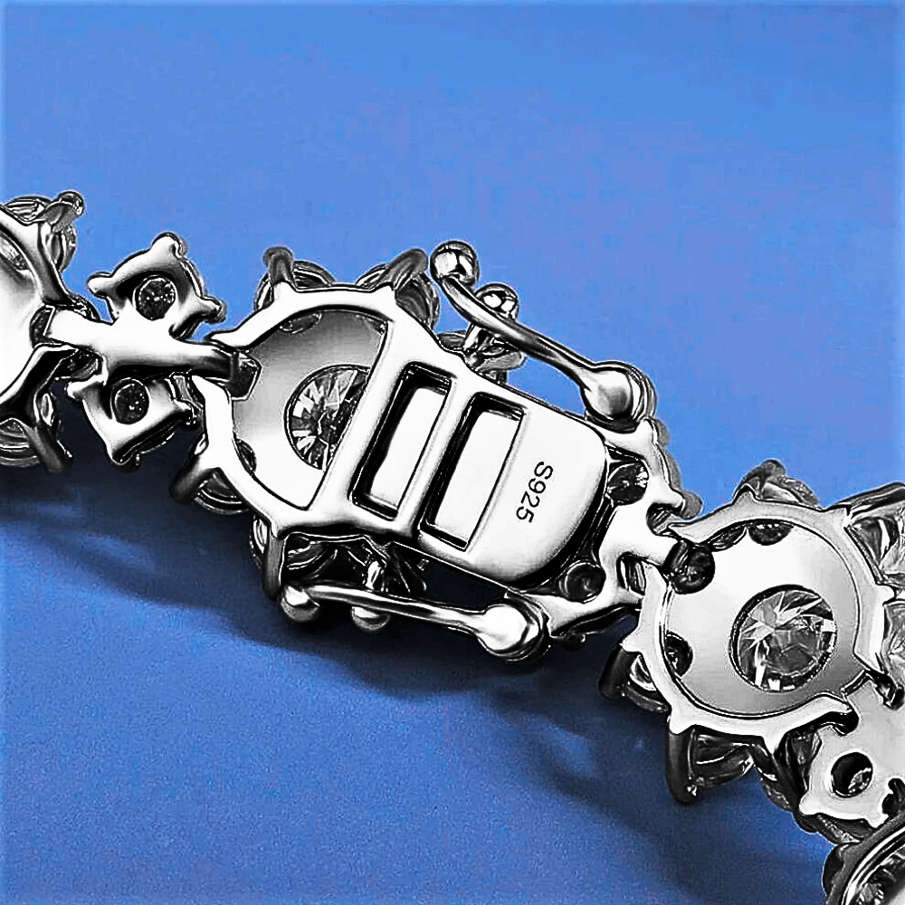 Parure Floreale in Moissaniti D Color