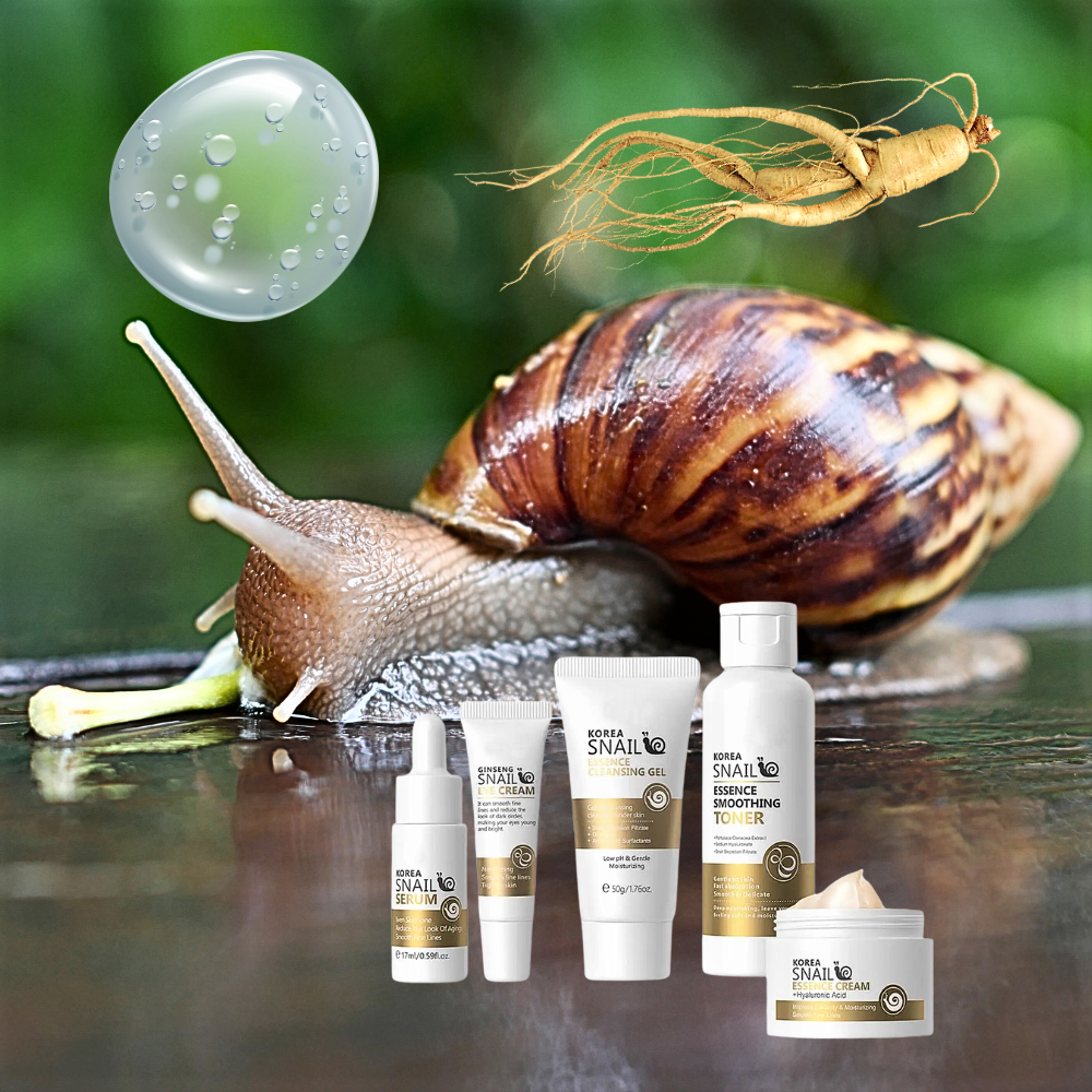 Kit skincare con attivi Coreani – 5 step rigeneranti per la pelle