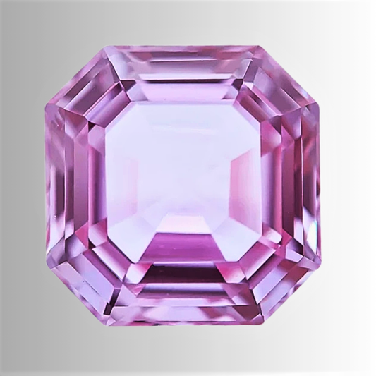 Alessandrite Lab Grown Taglio Asscher Certificata