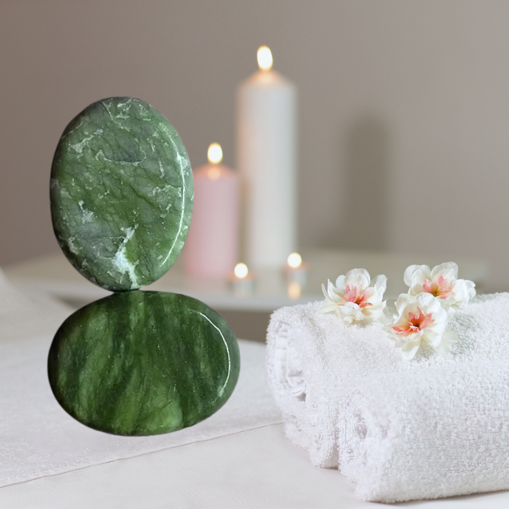 Pietre per Massaggio caldo/freddo in Giada Naturale