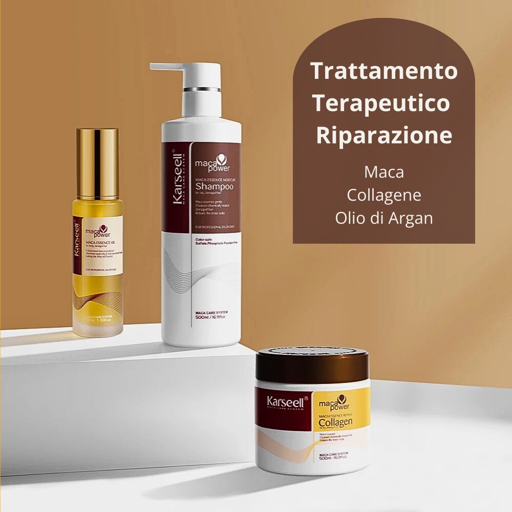 Kit medicale-farmaceutico per la cura dei capelli