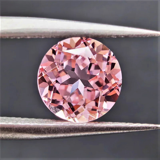 Zaffiro Rosa Lab Grown Taglio Brillante Certificato