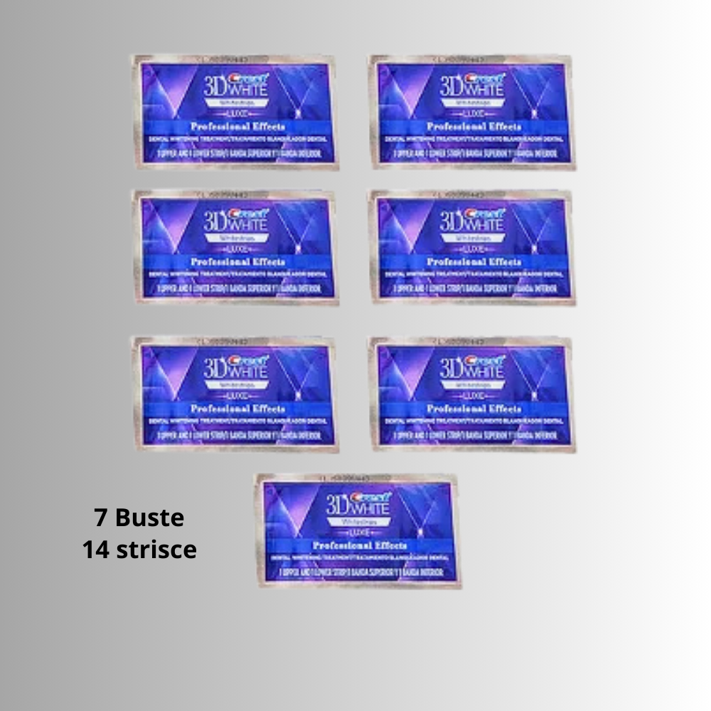 Strisce Sbiancanti per Denti al Carbone Attivo Nano