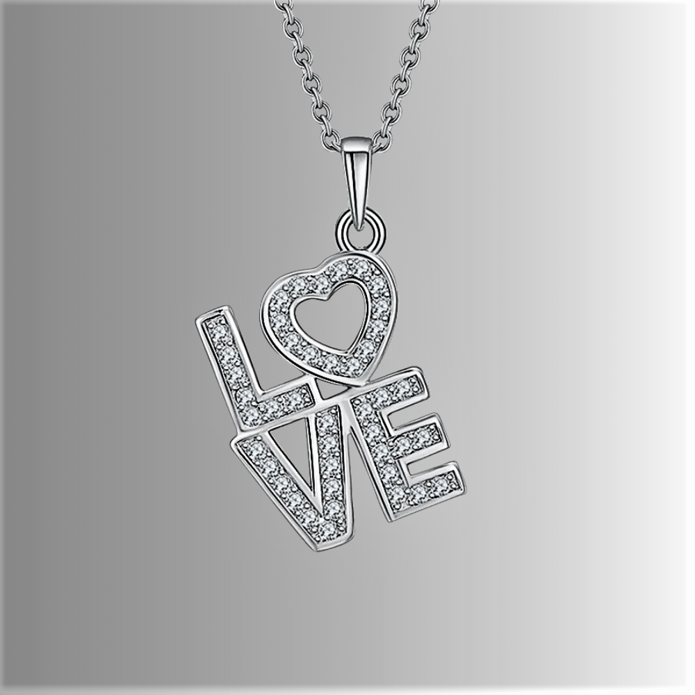 Collana Love in tre modelli con Moissanite D Color Certificata