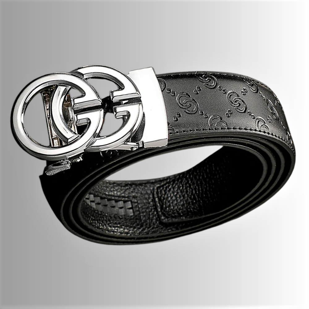 Cintura Unisex in Stile Gucci in Pelle di Vitellino
