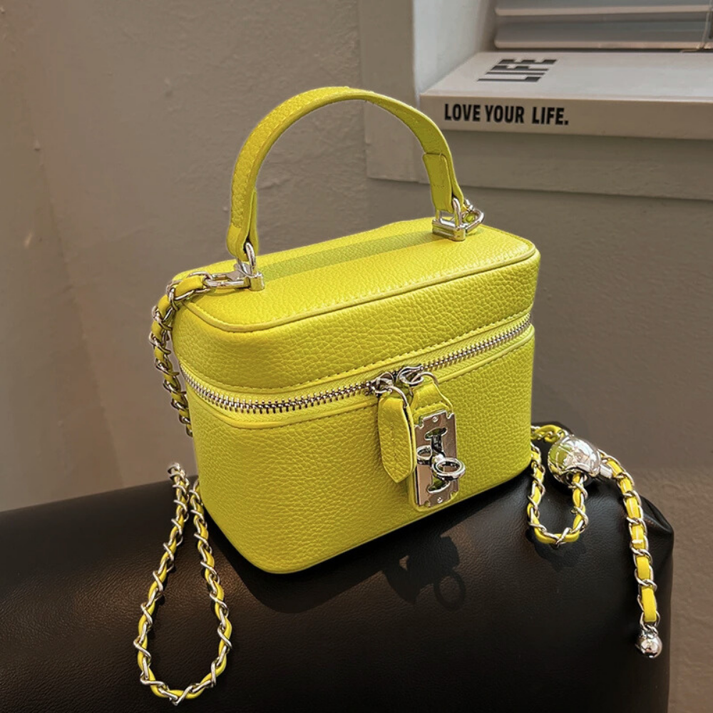 Mini Borsa a Bauletto in Similpelle