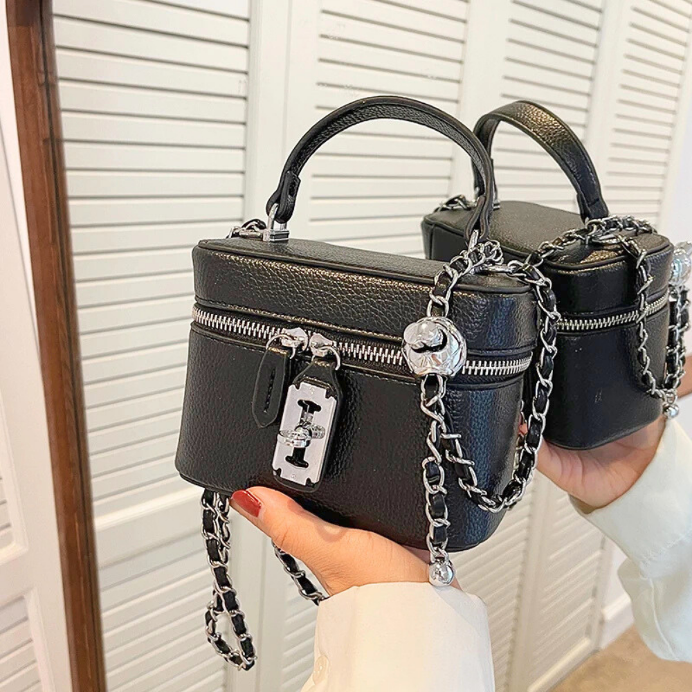 Mini Borsa a Bauletto in Similpelle