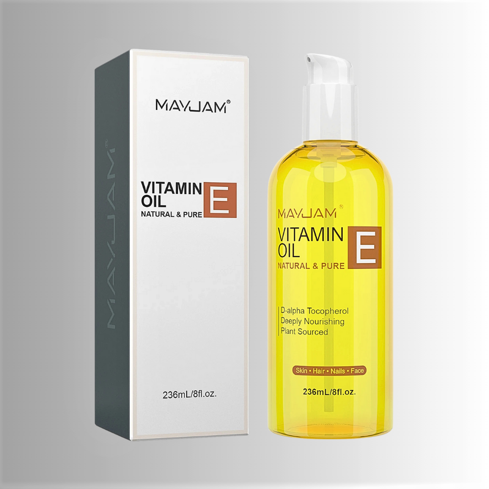 Olio alla Vitamina E per pelle, capelli e unghie