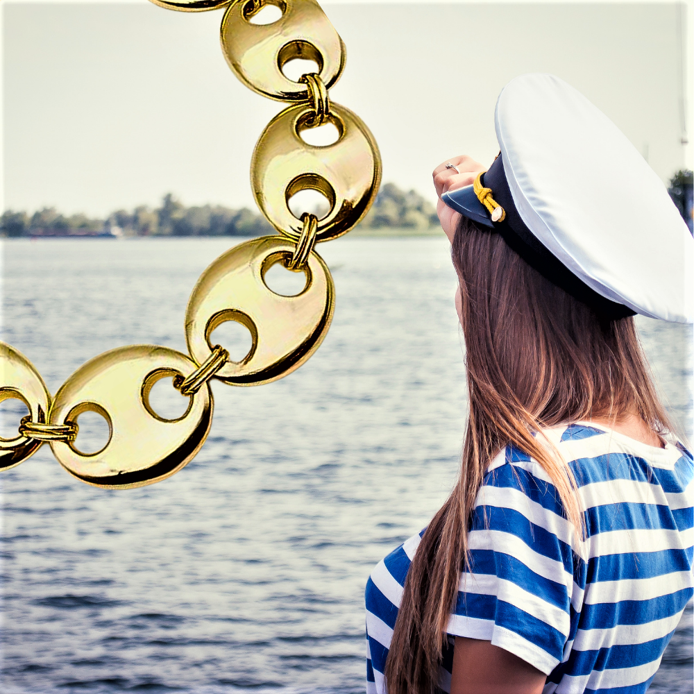 Parure a Maglia Marina Trionfo di Stile