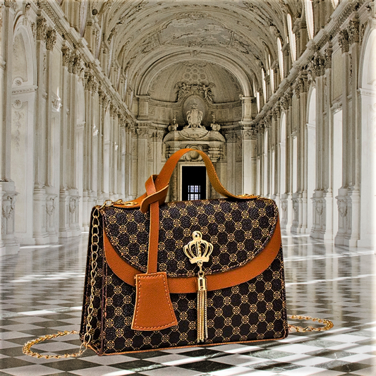 Bolso con Color en Contraste y Borlas Elegancia y Diseño Único