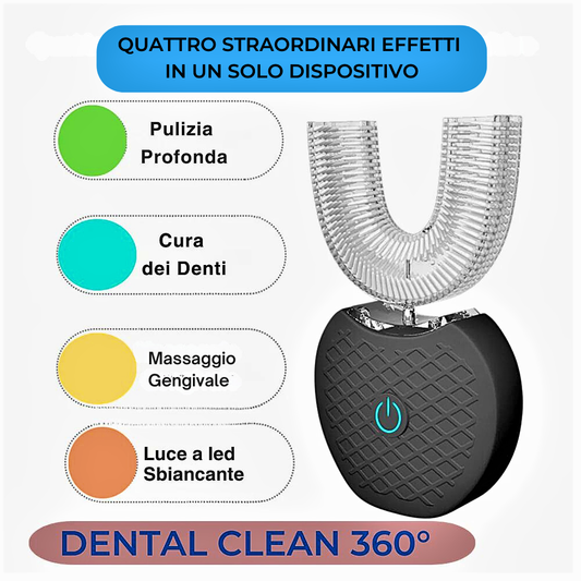 DENTAL CLEAN 360° Dispositivo revolucionario de limpieza dental 