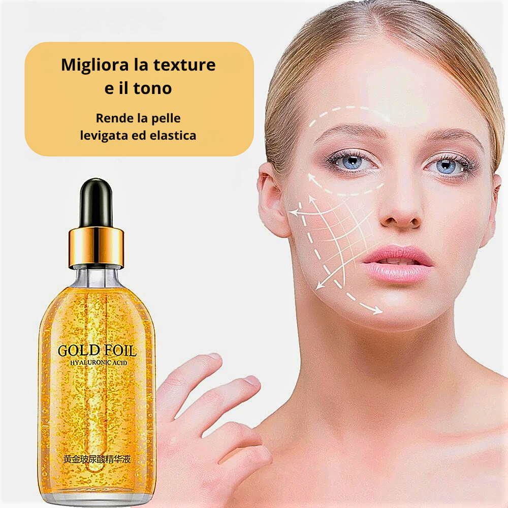 Siero con Oro 24KT e Principi Attivi