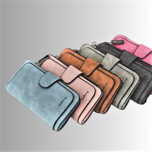 Stylish and Functional Suede Wallet
