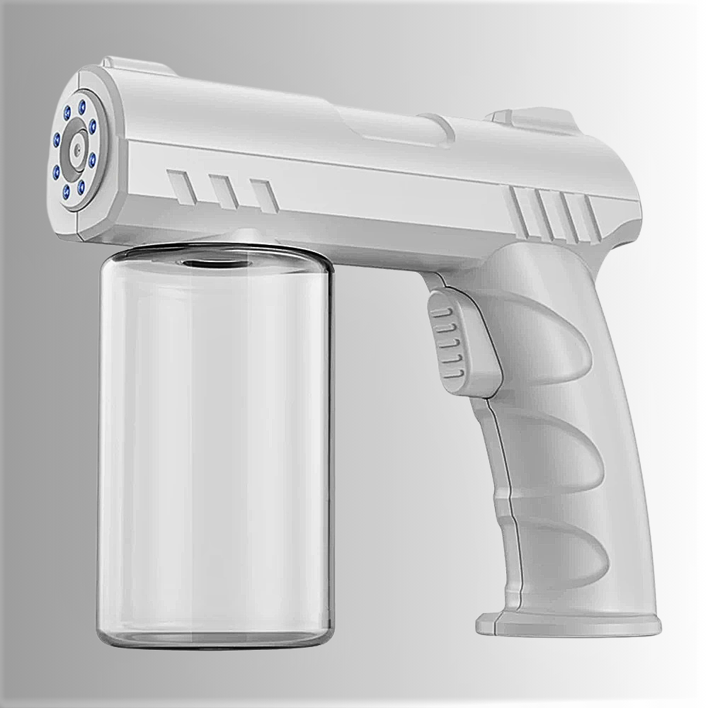 Pistola Nano Atomizzatore con Luce Blu Fotonica