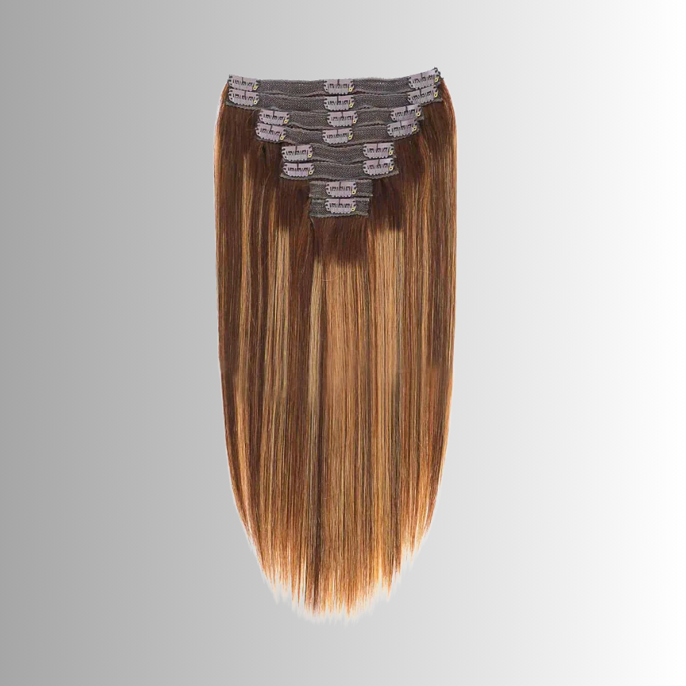 Set di 8 Fasce di Extensions di Capelli Veri