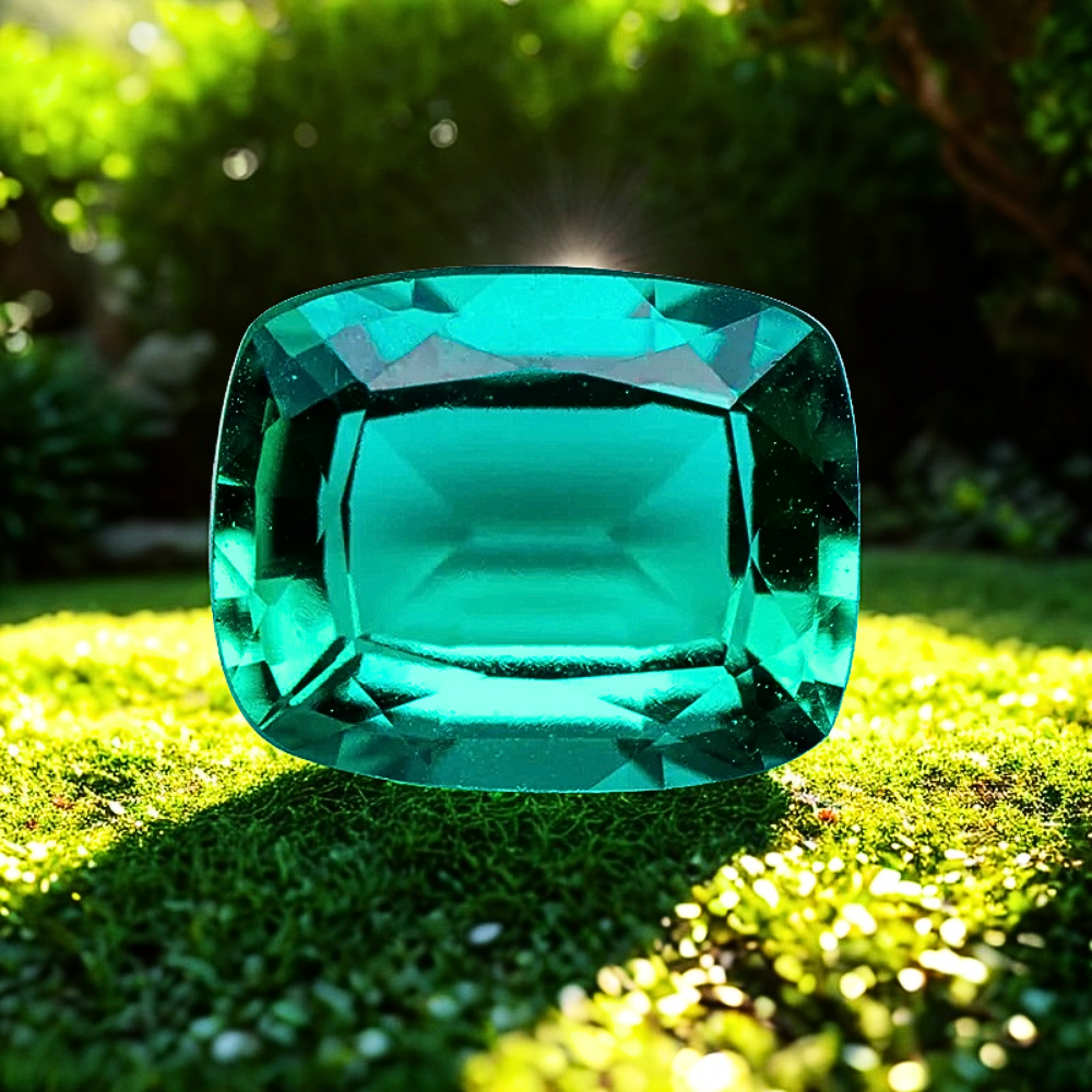 Smeraldo Colombiano Taglio Cuscino Allungato