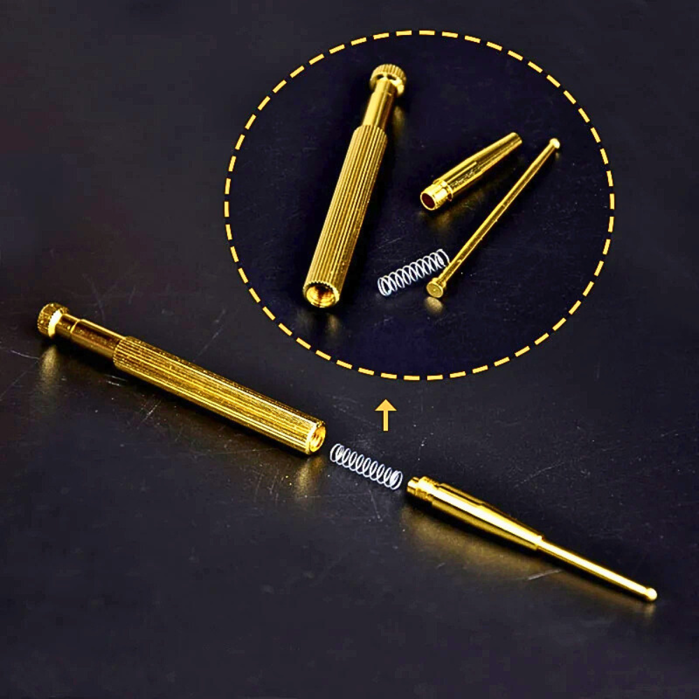 Penna in Ottone per Agopressione