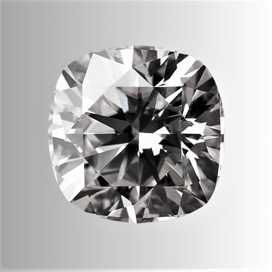 Moissanite Taglio Cuscino D Color Certificata