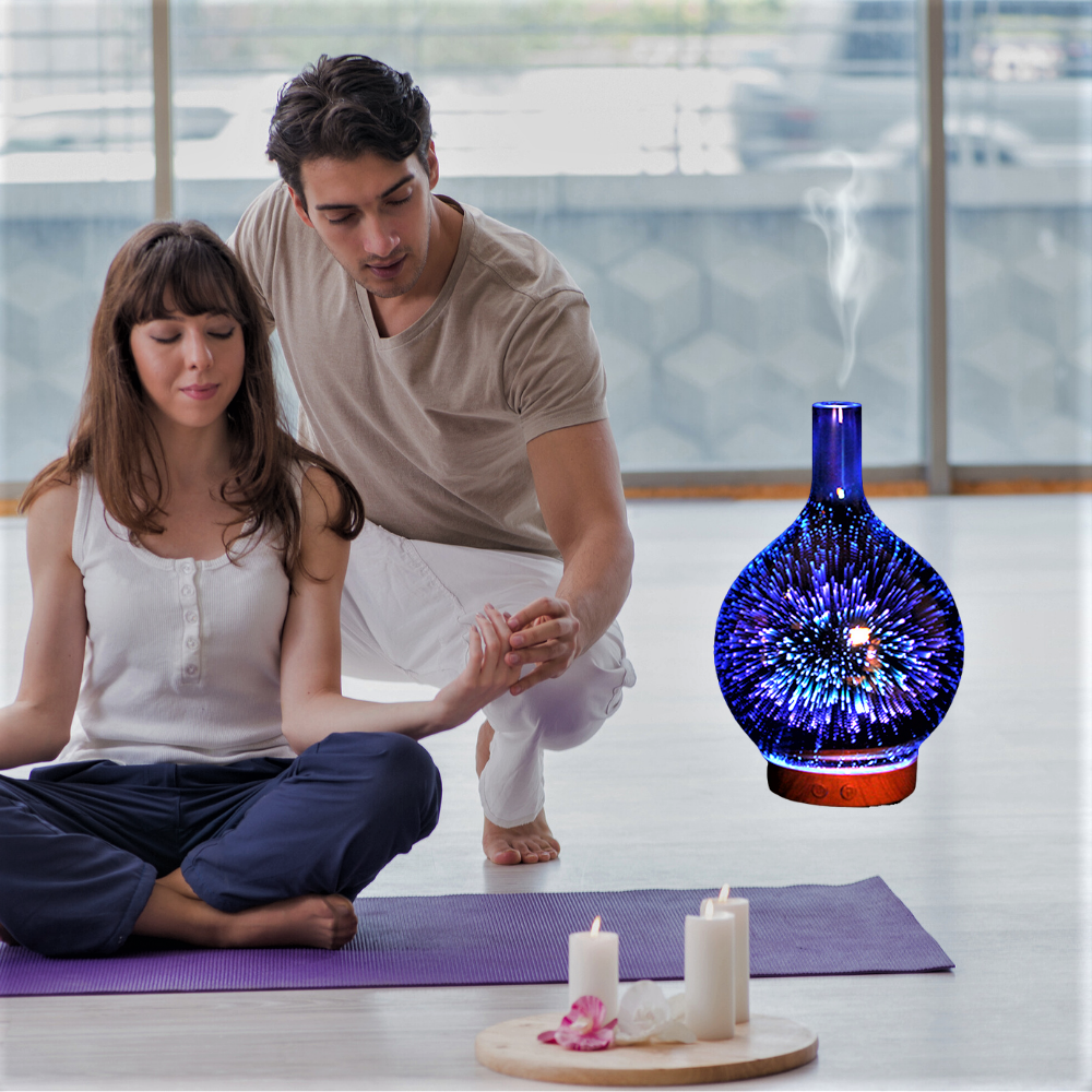 Lampada 3D e Diffusore per Aromaterapia