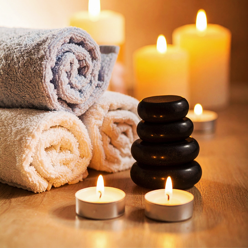 Set 20 Pietre Laviche per Massaggio caldo/freddo