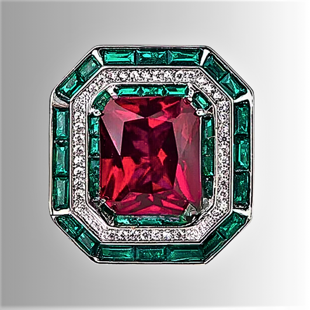 Anillo "Brilliant Fantasy" Diseño Clásico Evergreen