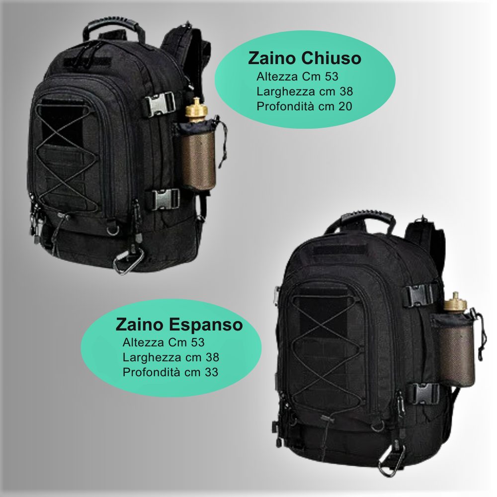 Mochila de montañismo expandible de 65 l: versatilidad y durabilidad para cada aventura