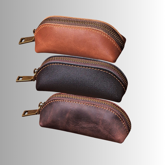 Portachiavi a Pochette in Pelle di Vitellino