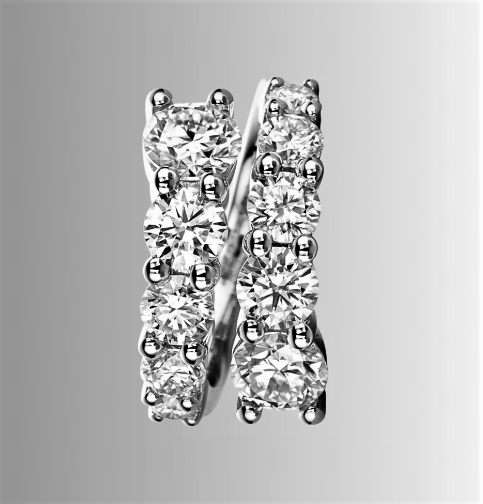 Anello Contrariè con Moissaniti per ct 4,20