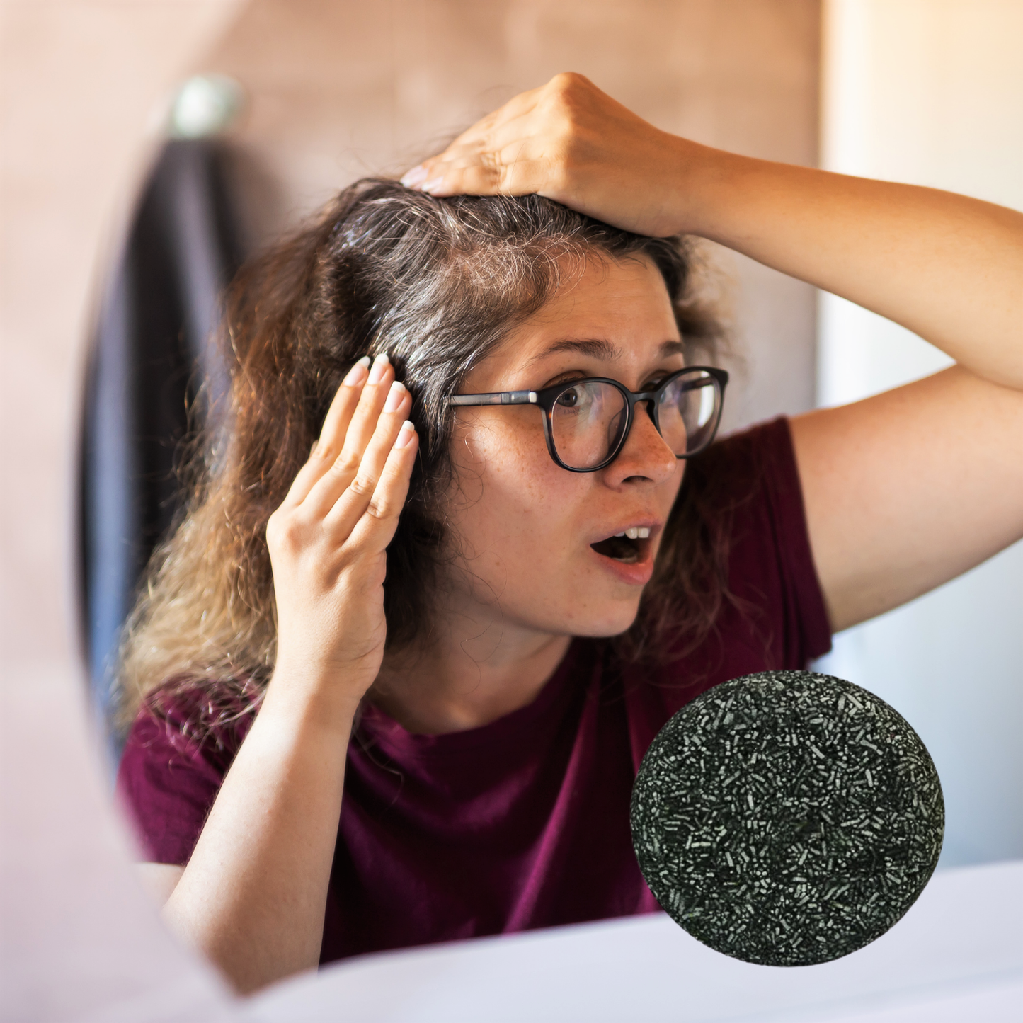Shampoo Solido Anti-Grigio con He Shou Wu e Oli Botanici