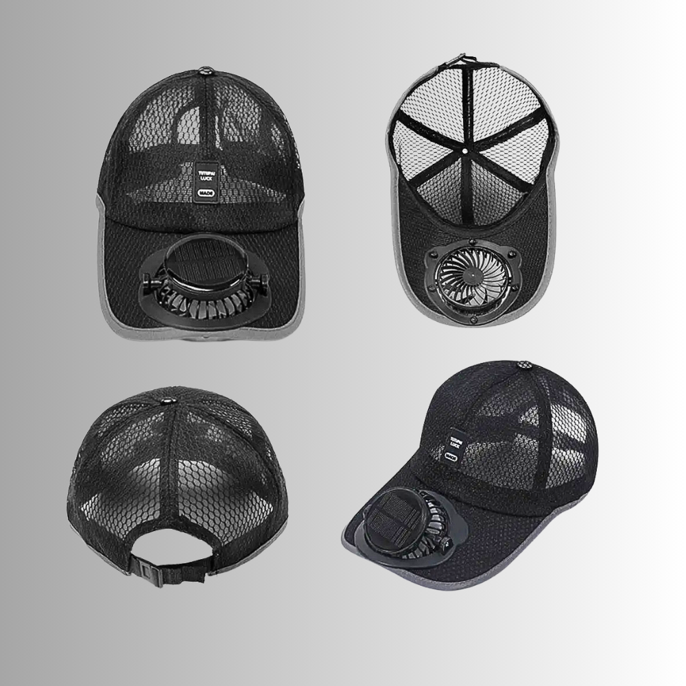 Cappellino con Ventola ad Energia Solare