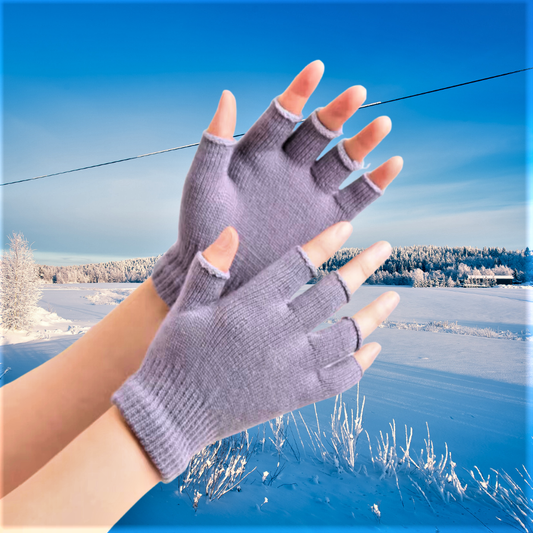 Guantes sin dedos de algodón suave: comodidad y conveniencia para cada temporada