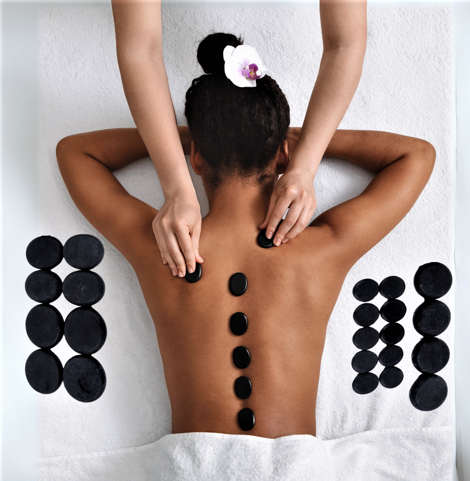 Set Massaggio con Pietre con valigetta Riscaldante