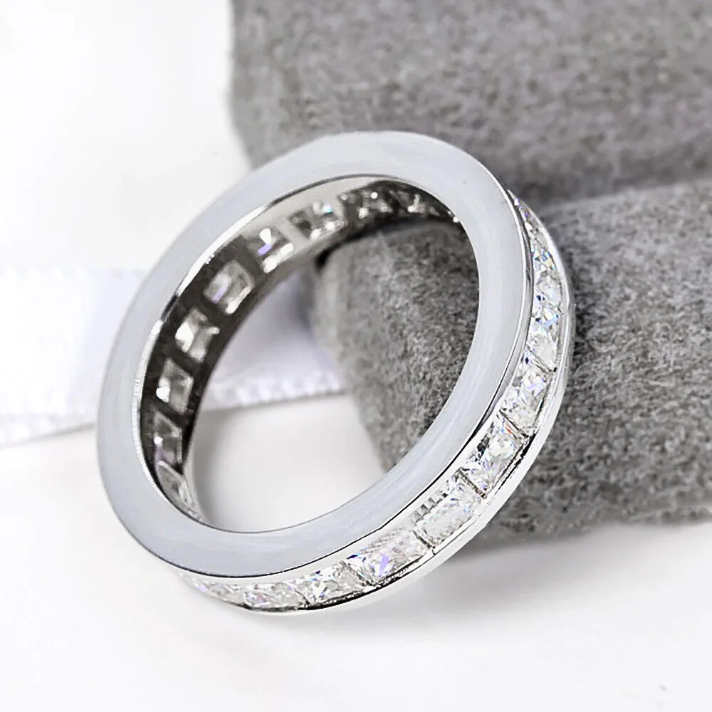 Mini Collezione di Fedine con Moissaniti Taglio Princess