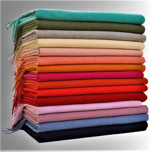 Pashmina in Misto Cachemire: Eleganza, Comfort e una Tavolozza di Colori Infinita