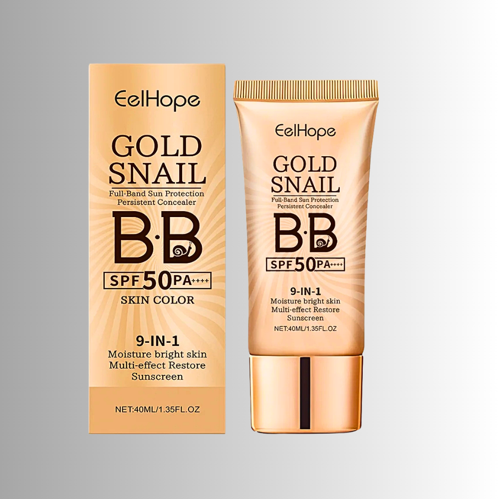 Crema BB e CC con Bava di Lumaca, Nicotinamide e Protezione Solare 50+