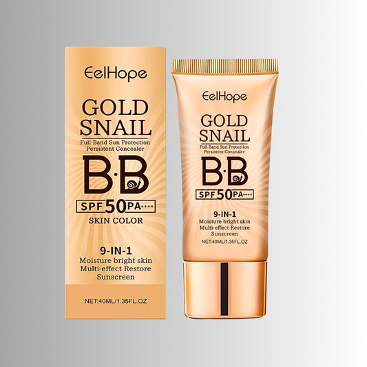 Crema BB e CC con Bava di Lumaca, Nicotinamide e Protezione Solare 50+