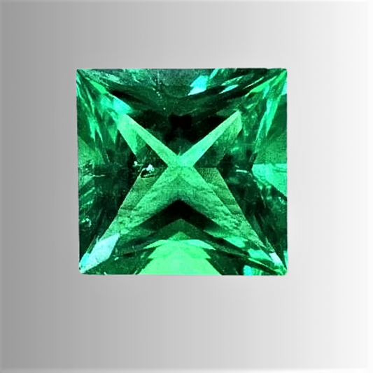 Smeraldi Colombiani Lab Grown Taglio Princess