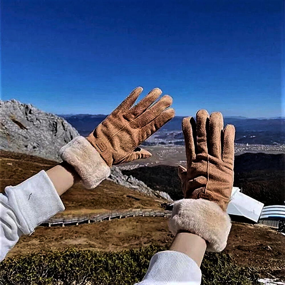 Guanti Scamosciati Touch Screen