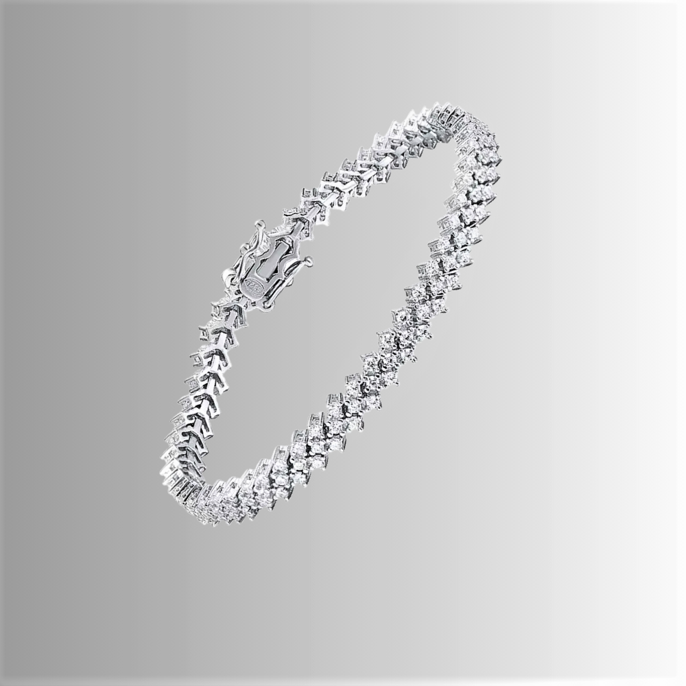 Bracciale a 3 File sfalsate di Moissaniti