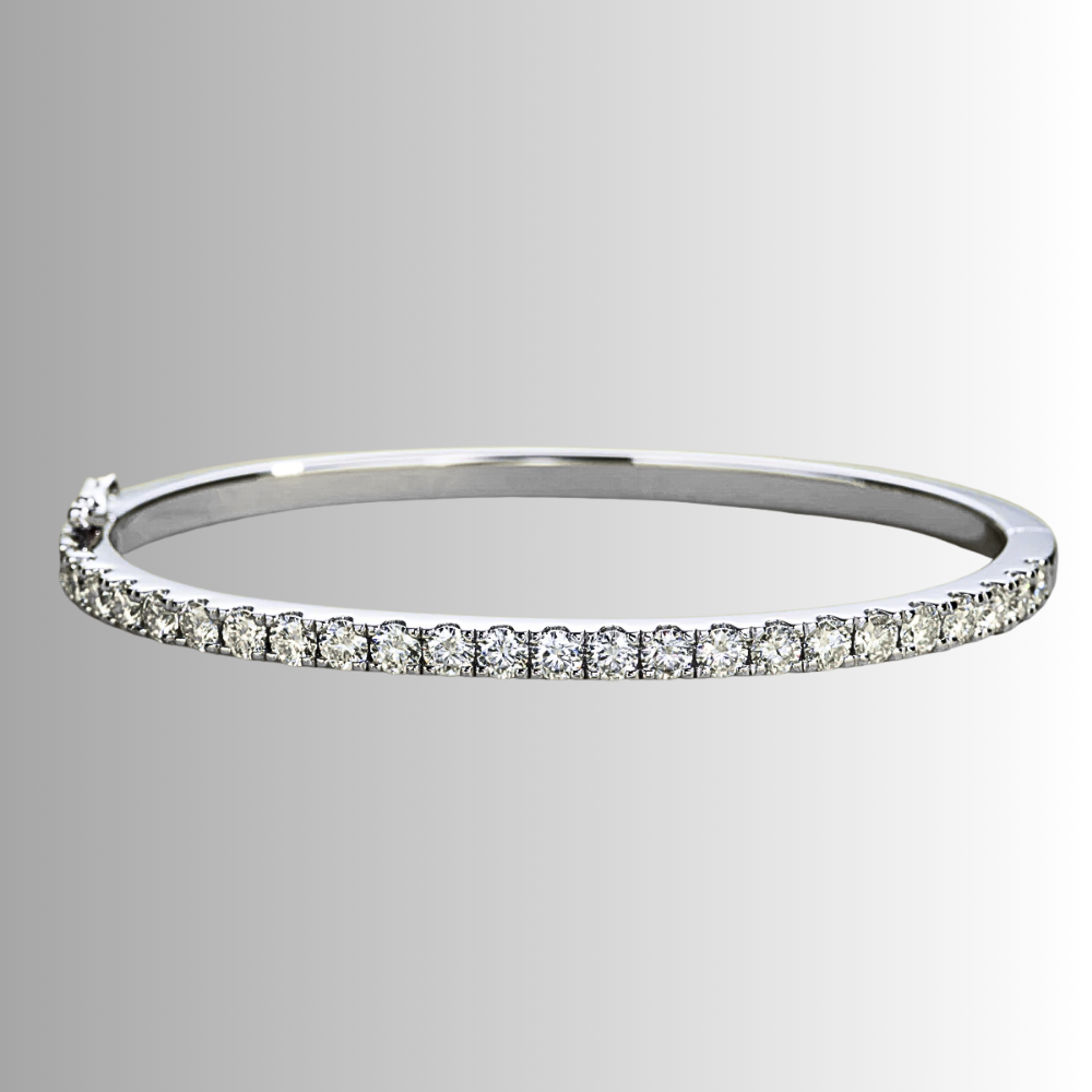 Bracciale Rigido con Moissaniti per ct 2,50