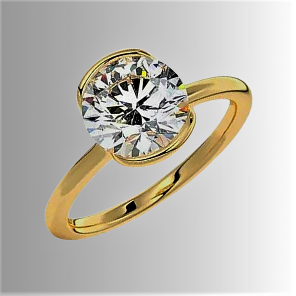 Solitaire "Light On": Timeless Splendor 