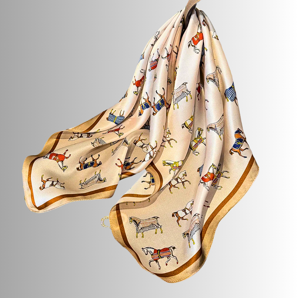 Foulard in Seta di Gelso a Stampe Fantasia