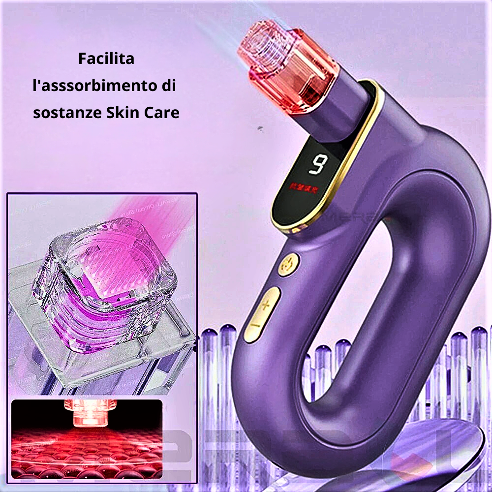 Dispositivo di Microneedling con Tripla Luce Fotonica