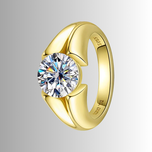 Solitario con Moissanite per ct 3,00