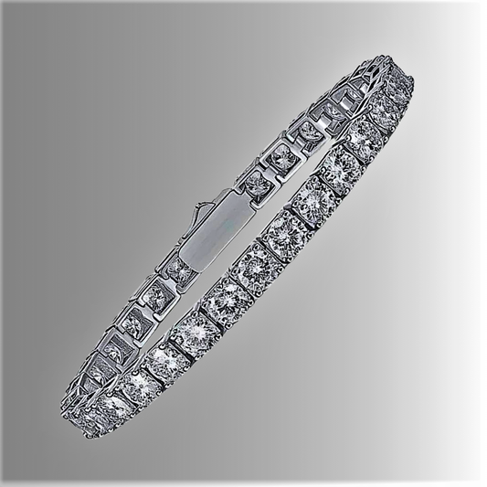 Moissanite Tennis Bracelets: Luxury of Infinite Luminosity